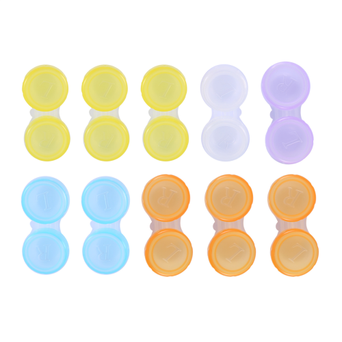 10 x Contact Lens Cases - Storage Cases, Random Color (Multicolor) 2