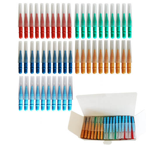 50Pcs Interdental Brush Tooth Flosser Cleaners Cleaning Tool 2