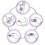 4Pcs/Set Menstrual Cup for Silicone S 9