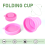 4Pcs/Set Menstrual Cup for Silicone S Blue 7