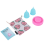 4Pcs/Set Menstrual Cup for Silicone S Blue 4