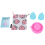 4Pcs/Set Menstrual Cup for Silicone S Blue 3