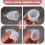 4Pcs/Set Menstrual Cup for Silicone L Transparent 10