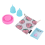 4Pcs/Set Menstrual Cup for Silicone S Blue 1