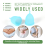 4Pcs/Set Menstrual Cup for Silicone S Blue 6