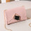 Square Buckle Ladies Shoulder Bag PU Leather Small Handbag(Green) 5