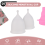 4Pcs/Set Menstrual Cup for Silicone L Transparent 5