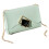 Square Buckle Ladies Shoulder Bag PU Leather Small Handbag(Green) 1