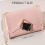 Square Buckle Ladies Shoulder Bag PU Leather Small Handbag(Green) 8