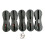 5 Pcs Fusion Fin Box 1 Center Fin+4 Side Fins Surf Plugs 0+5+9 Degree 1