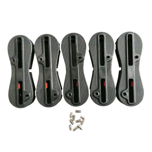 5 Pcs Fusion Fin Box 1 Center Fin+4 Side Fins Surf Plugs 0+5+9 Degree 1