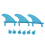 Soft Surf Fins Water with Screws for Surfboard Softboard 1
