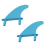 Soft Surf Fins Water with Screws for Surfboard Softboard 7