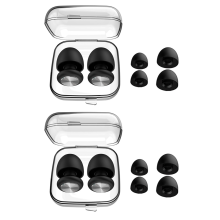 Ear Plugs for Noise Reduction Waterproof Silicone Plug, Black