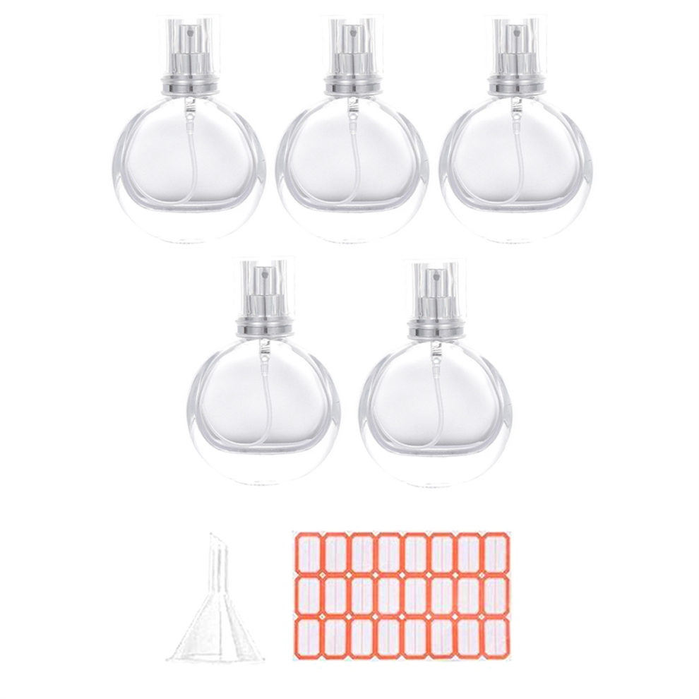 Exogio 5Pcs 25Ml Bottles Small Cosmetic Atomizer Perfume