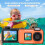 4K Underwater Camera with Dual Screens Selfie 48MP Autofocus 6