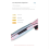 Fast Hair Straightener Heating Straight Brush EU Plug 7
