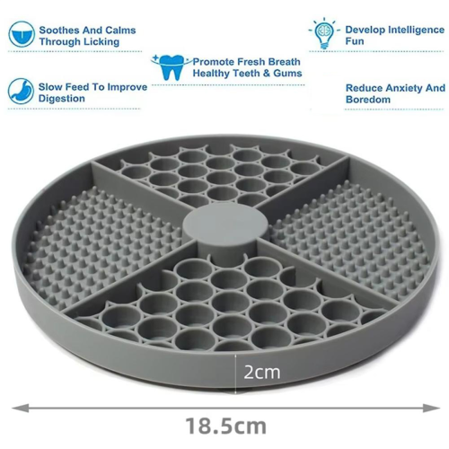 Pet Supplies Silicone Licking Mat Cat Slow Feeder With Suction Cup 2