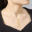 Rose Gold Palestine Boy'S Back Necklace Pendant 5
