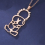 Rose Gold Palestine Boy'S Back Necklace Pendant 3