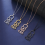 Gold Palestine Boy'S Back Necklace Pendant 3