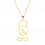 Gold Palestine Boy'S Back Necklace Pendant 1