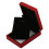 LED Box Rubber + Plush Pendant Case for Jewelry Display Gift (Red) 9