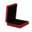 LED Box Rubber + Plush Pendant Case for Jewelry Display Gift (Red) 1