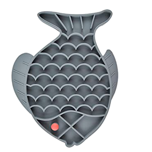 Cats Slow Feeder Fish Shaped Lick Mat 2