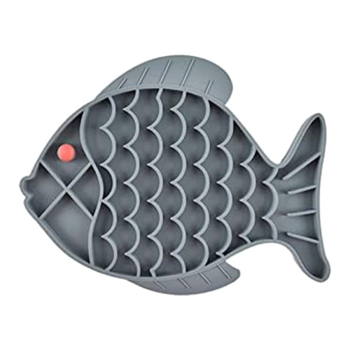 Cats Slow Feeder Fish Shaped Lick Mat