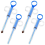 4-Pack Pet Pill Feeder with Soft Tip Feeding Tool Kit,(Blue) 2