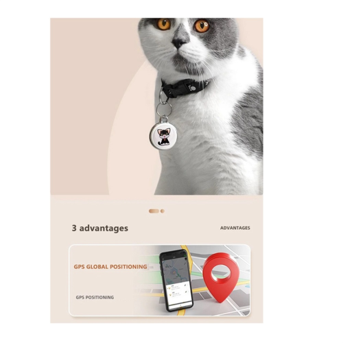 Pet Anti Lost GPS Tracker Bluetooth Smart Waterproof Locator,Cat 1