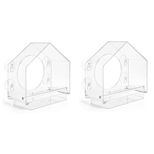 Small wall Plastic birdcage Transparent small pet