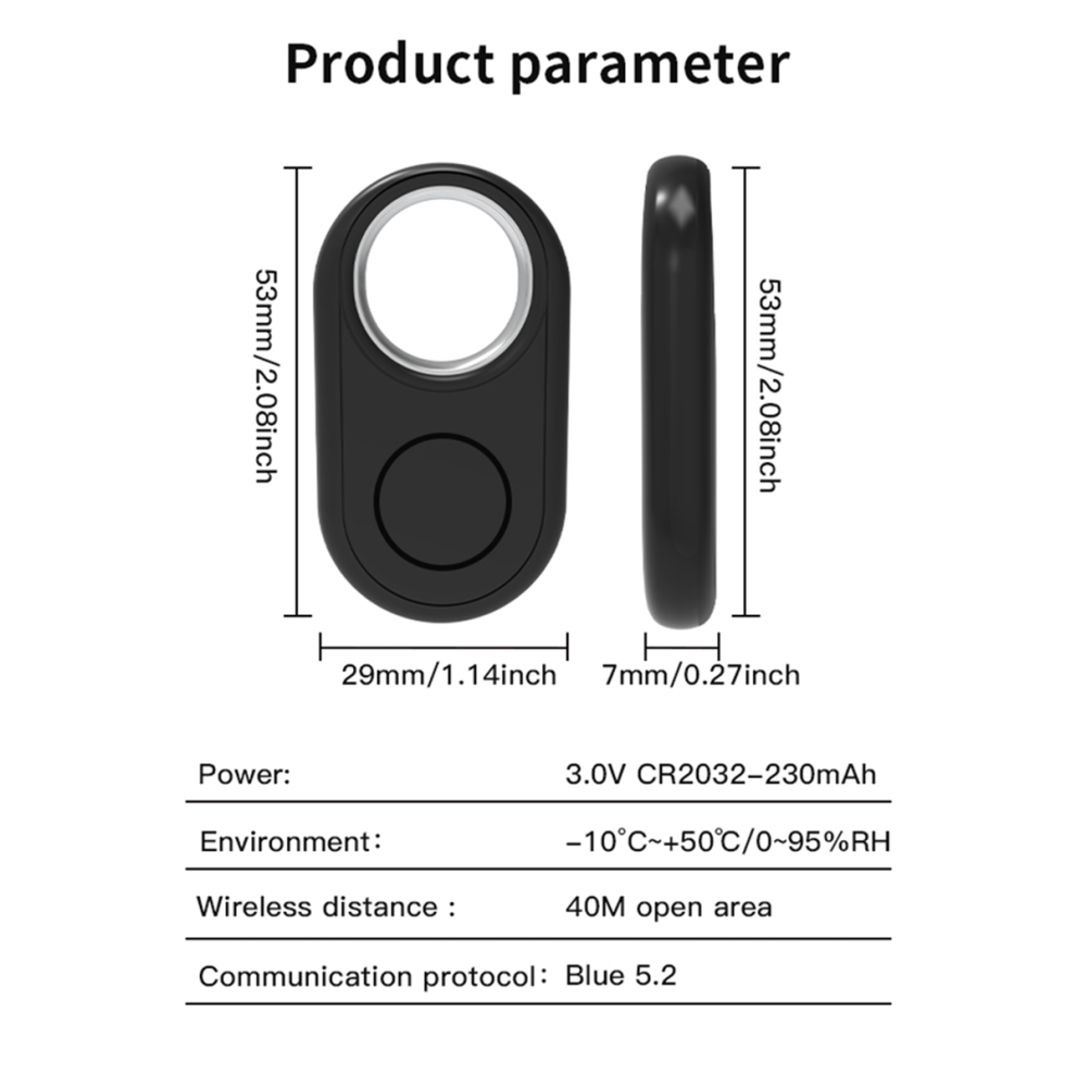 Locator Smart Tag Work For Find My App Positioning Tracker,A 4853981240356