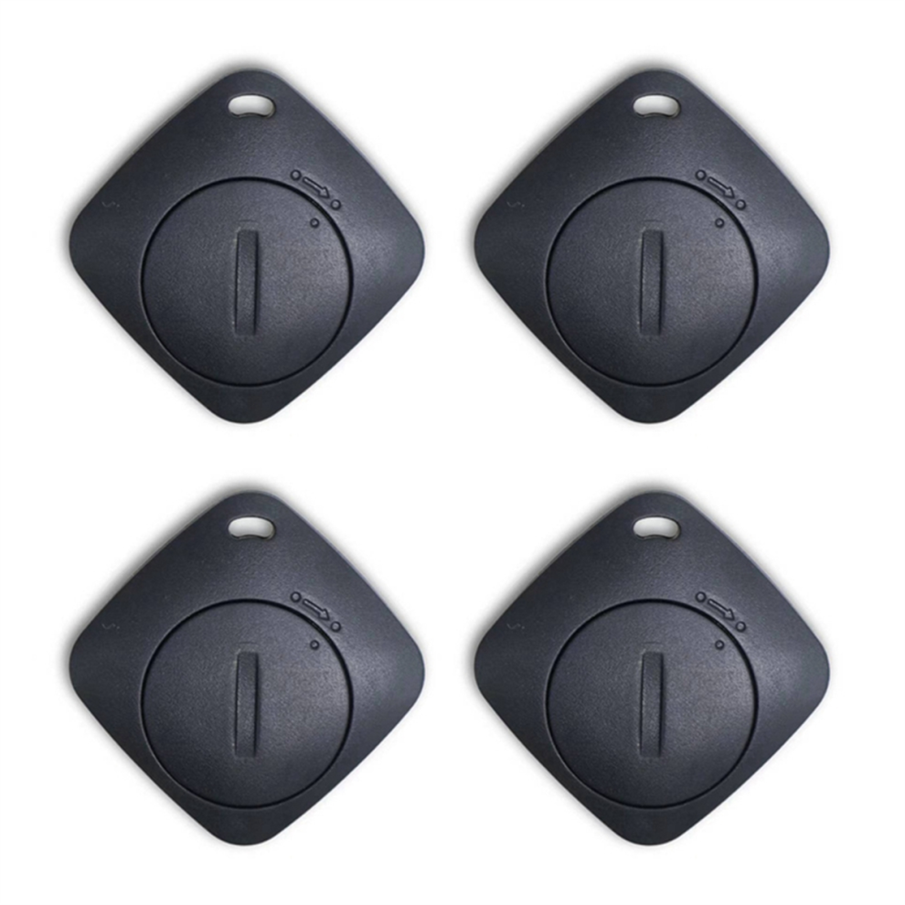 4Pcs Bluetooth Gps Tracker Finder With For Find My Global Black 4853981239336