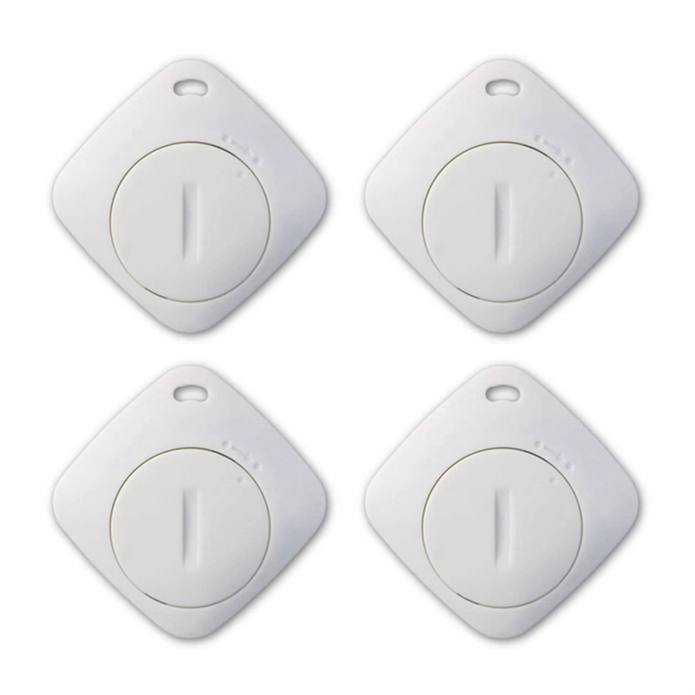 4Pcs Bluetooth Gps Tracker Finder With For Find My Global White 4853981239343