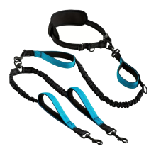 Reflective Dual Dog Leash for 2 Dogs Padded Handles Leash,B