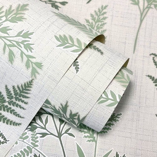 Fine Decor Fine Decor Fern Green Wallpaper FD43769 1
