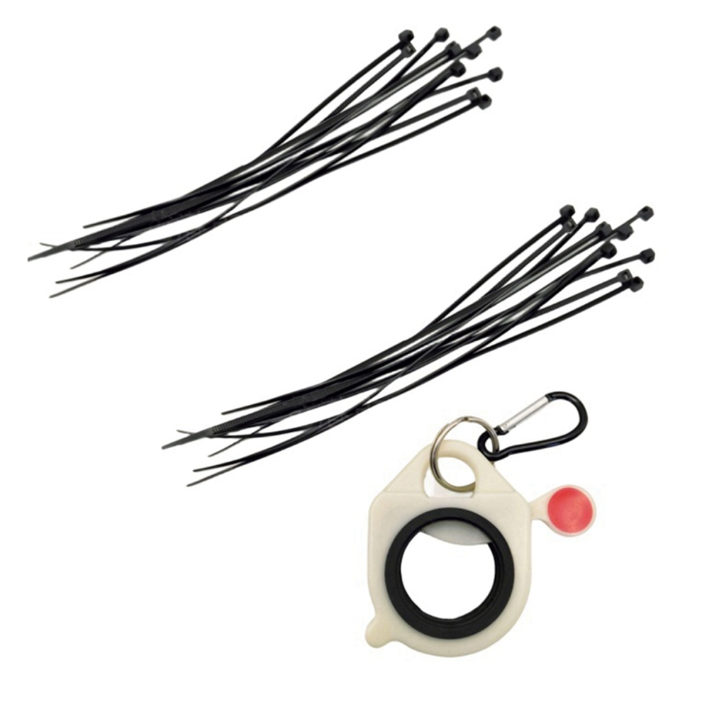 Photos - Cable (video, audio, USB) Zip Ties Holder Keeper for Electrical Wire Glow In The Dark