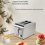 2 Slice Toaster with Auto Shut Off- Crumb Tray Cancel EU Plug 7