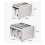2 Slice Toaster with Auto Shut Off- Crumb Tray Cancel EU Plug 6