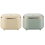 Press-Type Desktop Small Trash Can with Lid, White 7