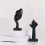 2 PCS Statue, Black Abstract Art Sculpture Modern Decoration 3
