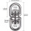 Stainless Steel Swivel Hook 360 Rotating Heavy Duty 1200LB Rustproof Hanging Attachment 2