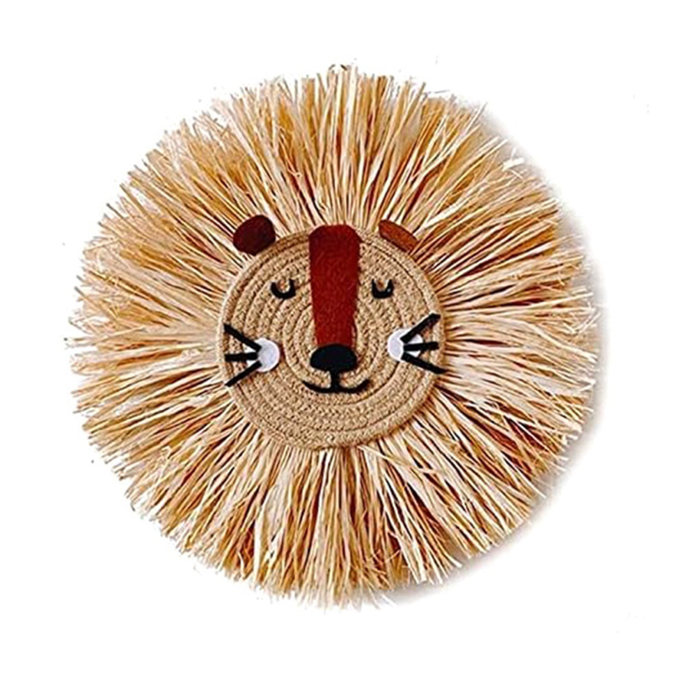 Wall Art Animal Hand Knitted Hanging, Weaving Tassels Pendant Exogio