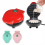 Electric Nonstick Waffle-Maker,Compact Design Sandwich,Red EU Plug 10