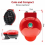 Electric Nonstick Waffle-Maker,Compact Design Sandwich,Red EU Plug 9
