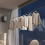 Retractable Clothesline Pull-Out Clothes-Drying Machine Rope, White 5
