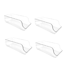 Soda Can Dispenser 4PCS Clear Organizer for Pantry, Refrigerator