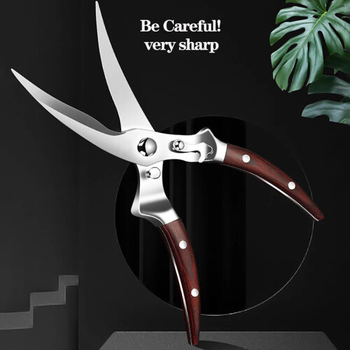 (Kitchen Scissors) Germany Strong Stainless Steel Scissors,High Quality Kitchen Shears with Ergonomic Handles, Sharp Cutting Tool,Durable Kitchen Scissors 2